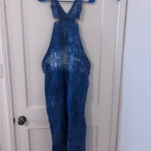 Indigo dyed Blue Denim Overalls